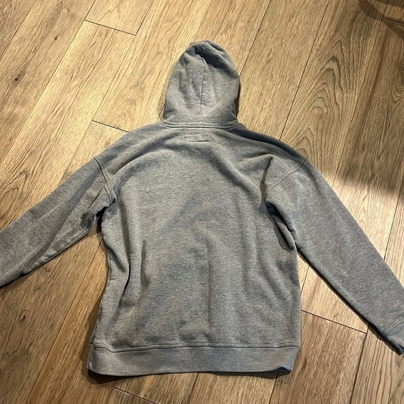 ABERCROMBIE & FITCH | gray hoodie, kids size 17/18 or adult small - Picture 3 of 3